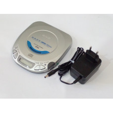 DiscMan CD Player Portátil Original Aiwa XP-V411 + Fonte Bivolt Original