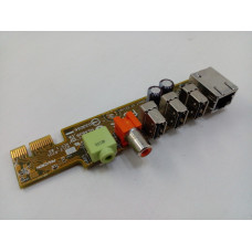 Placa PCIe X1 USB Rede Audio All In One HP TouchSmart 300-1000