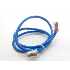 Cabo Rede RJ45 70cm Blindado 24AWG 4P 5E Azul