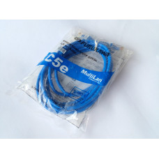 Cabo Rede Patch Cord U/UTP CAT.5e 1,5m Furukawa Cor Azul