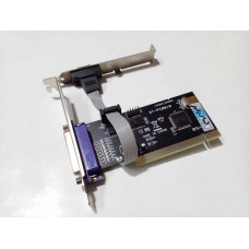 Placa PCI 1 Porta Paralela (DB25) 1 Porta Serial (RS232) WCH CH353L