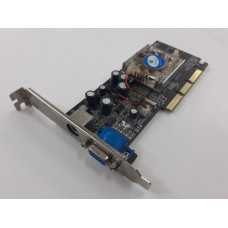 Placa Video AGP 8X NetGate NVidia GeForce MX4000 DDR1 64Mb 64bits 