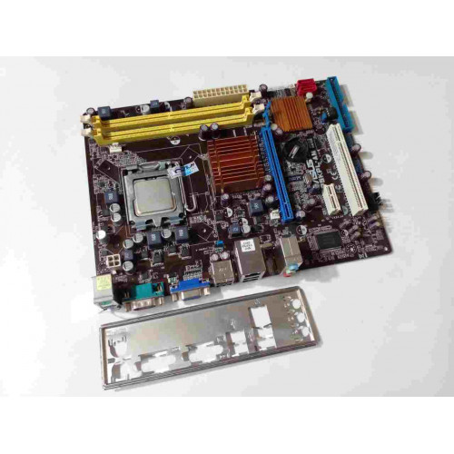 Pack Carte Mère Asus P5KPL-AM SE + CPU E6700 + 4Go RAM + Backplate