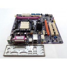 Placa Mãe ECS C51GM-M V1.0 AM2 DDR2 PCIe x16 USB 2.0 Sata II